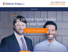Tablet Screenshot of dixonfirm.com
